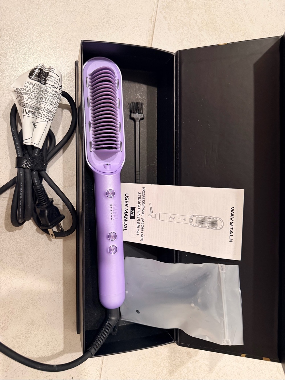 WavyTalk Professional Salon Hair Straightening Brush